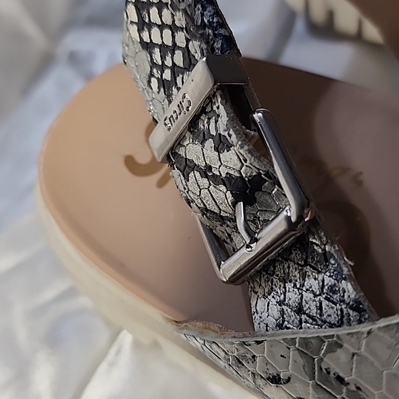 Circus by Sam Edelman Reptile Print Sandals Size 8 1/2 - Picture 4 of 7